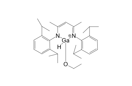 1,3-bis(2',6'-Diisopropylphenyl)-2-(ethoxy)-4,6-dimethyl-2-gallia-2H-pyrimidine