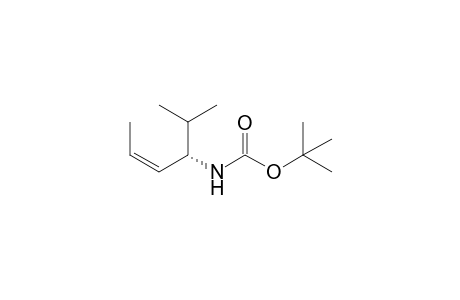 (S,Z)-3-(tert-Butoxycarbonylamino)-2-methyl-4-hexene