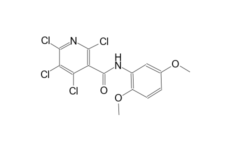 3-pyridinecarboxamide, 2,4,5,6-tetrachloro-N-(2,5-dimethoxyphenyl)-
