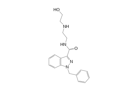 1-Benzyl-N-[2-(2-hydroxyethylamino)ethyl]indazole-3-carboxamide