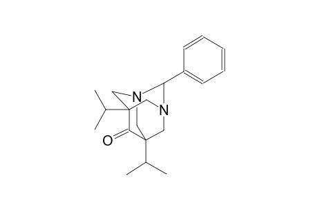 5,7-diisopropyl-2-phenyl-1,3-diazatricyclo[3.3.1.1~3,7~]decan-6-one