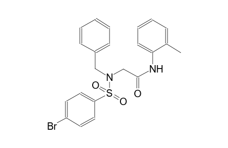 acetamide, 2-[[(4-bromophenyl)sulfonyl](phenylmethyl)amino]-N-(2-methylphenyl)-