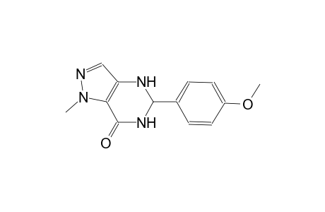 5-(4-methoxyphenyl)-1-methyl-1,4,5,6-tetrahydro-7H-pyrazolo[4,3-d]pyrimidin-7-one