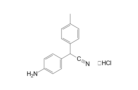 (p-aminophenyl)-p-tolylacetonitrile, hydrochloride