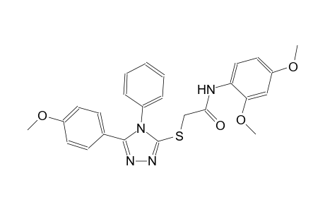 N-(2,4-dimethoxyphenyl)-2-{[5-(4-methoxyphenyl)-4-phenyl-4H-1,2,4-triazol-3-yl]sulfanyl}acetamide
