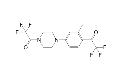 1-(3-Methyl-4-trifluoroacetylphenyl)-4-perfluoroacetylpiperazine