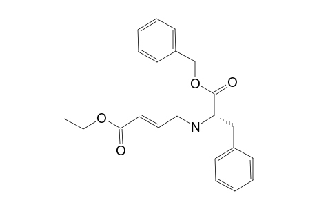 (S,E)-ETHYL-4-(1-BENZYLOXYCARBONYL-2-PHENYLETHYLAMINO)-BUT-2-ENOATE