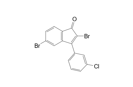 2,5-Dibromo-3-(3-chlorophenyl)-1H-inden-1-one