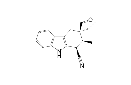 3-Ethyl-3-formyl-2-methyl-2,3,4,9-tetrahydro-1H-carbazole-1-carbonitrile