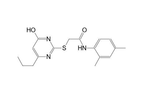 acetamide, N-(2,4-dimethylphenyl)-2-[(4-hydroxy-6-propyl-2-pyrimidinyl)thio]-