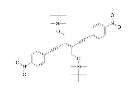 (E)-1,6-Bis(4-nitrophenyl)-3,4-bis(tert-butyldimethylsilyloxy)methyl]hex-3-ene-1,5-diyne
