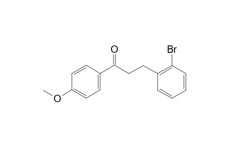 1-(4-methoxyphenyl)-3-(2-bromophenyl)-1-propanone
