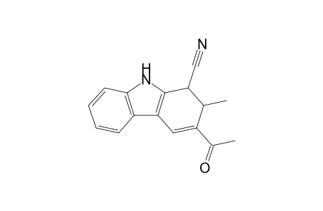 3-Acetyl-2-methyl-1,2-dihydro-9H-carbazole-1-carbonitrile