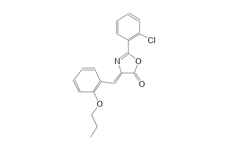 (4Z)-2-(2-chlorophenyl)-4-(2-propoxybenzylidene)-1,3-oxazol-5(4H)-one