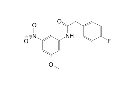 2-(4-fluorophenyl)-N-(3-methoxy-5-nitrophenyl)acetamide