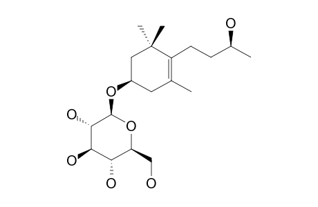 (3R,9S)-MEGASTIGMAN-5-EN-3,9-DIOL-O-BETA-D-GLUCOPYRANOSIDE