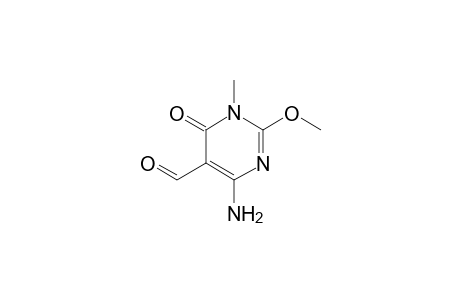 4-Amino-2-methoxy-1-methyl-6-oxo-1,6-dihydropyr-imidine-5-carbaldehyde