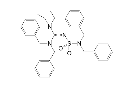 3,3-Dibenzyl-2-(dibenzyl-sulfamoyl)-1,1-diethyl-guanidin