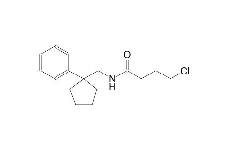 4-Chloro-N-[(1-phenylcyclopentyl)methyl]butanamide