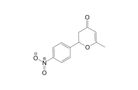 2,3-Dihydro-6-methyl-2-(4-nitrophenyl)-4H-pyran-4-one