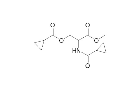 2-[(Cyclopropylcarbonyl)amino]-3-methoxy-3-oxopropyl cyclopropanecarboxylate