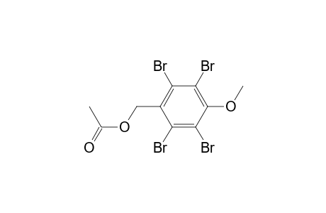 (2,3,5,6-tetrabromo-4-methoxy-phenyl)methyl acetate