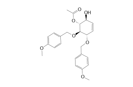 (1S,4S,5R,6R)-2-Acetoxy-4,5-di-(4-methoxybenzyl)oxy-cyclohex-2-en-1-ol