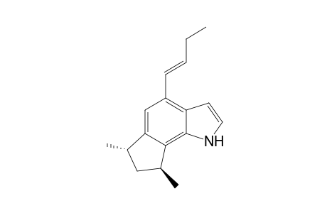 (6S,8S)-4-[(E)-but-1-enyl]-6,8-dimethyl-1,6,7,8-tetrahydrocyclopenta[g]indole