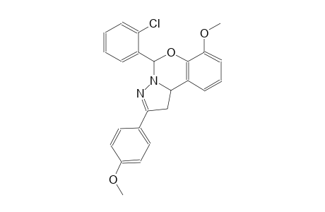 pyrazolo[1,5-c][1,3]benzoxazine, 5-(2-chlorophenyl)-1,10b-dihydro-7-methoxy-2-(4-methoxyphenyl)-