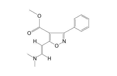 trans-5-[2-(DIMETHYLAMINO)VINYL]-3-PHENYL-4-ISOXAZOLECARBOXYLIC ACID, METHYL ESTER