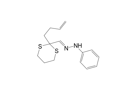 2-(But-3'-enyl)-2-formyl-1,3-dithianyl phenylhydrazone
