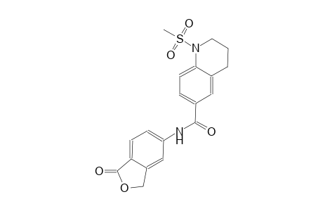 6-quinolinecarboxamide, N-(1,3-dihydro-1-oxo-5-isobenzofuranyl)-1,2,3,4-tetrahydro-1-(methylsulfonyl)-