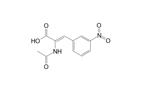 (Z)-2-acetamido-3-(3-nitrophenyl)-2-propenoic acid