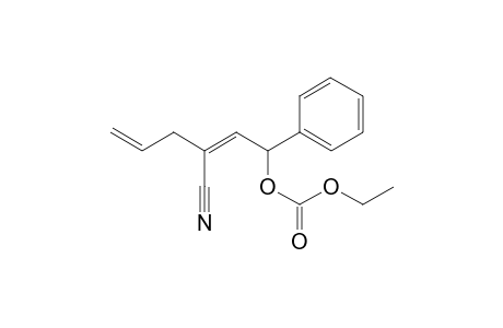 (3-cyan-1-phenyl-2,5-hexadienyl)-ethyl-carbonate