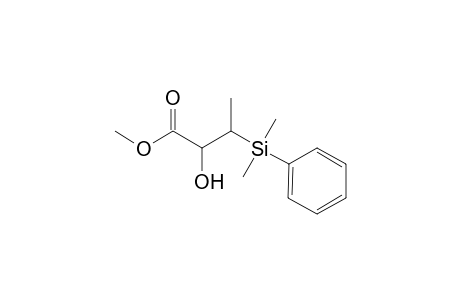 Methyl (2RS,3SR)-3-Dimethyl(phenyl)silyl-2-hydroxybutanoate