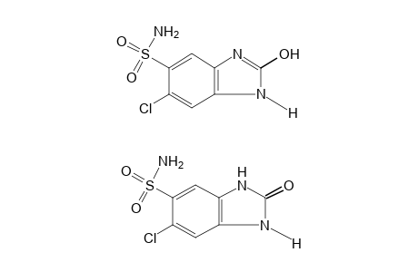 6( or 5)-CHLORO-2-HYDROXY-5(or 6)-BENZIMIDAZOLESULFONAMIDE