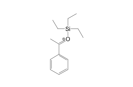 1-phenylethylidene-triethylsilyloxidanium