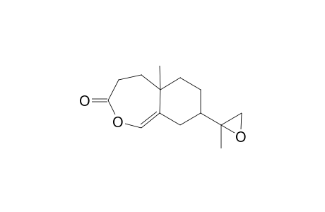 1-Methyl-5-oxa-9-(1,2-epoxy-isopropyl)-bicyclo[5.4.0]undecan-6-en-4-one