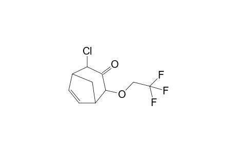 2-Chloro-4-(2',2',2'-trifluoroethoxy)bicyclo[3.2.1]oct-6-en-3-one