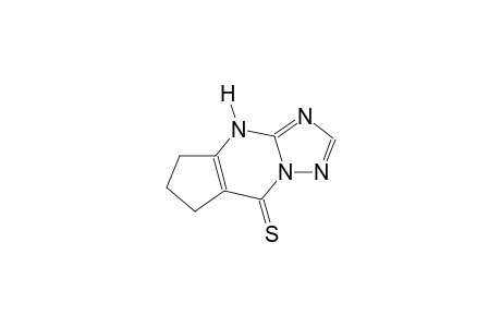4,5,6,7-tetrahydro-8H-cyclopenta[d][1,2,4]triazolo[1,5-a]pyrimidine-8-thione