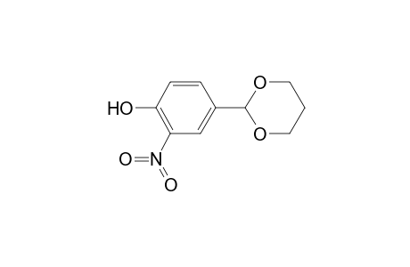 4-(1,3-Dioxan-2-yl)-2-nitrophenol