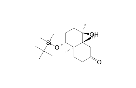 (4aR,5R,8R,8aR)-5-[tert-butyl(dimethyl)silyl]oxy-4a,8-dimethyl-8-oxidanyl-3,4,5,6,7,8a-hexahydro-1H-naphthalen-2-one