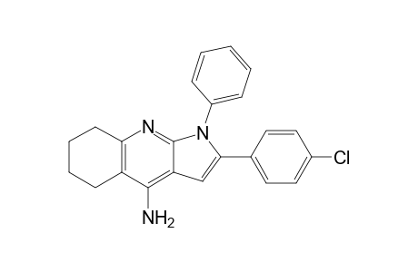 2-(4-chlorophenyl)-1-phenyl-5,6,7,8-tetrahydro-1Hpyrrolo[2,3-b]quinolin-4-amine