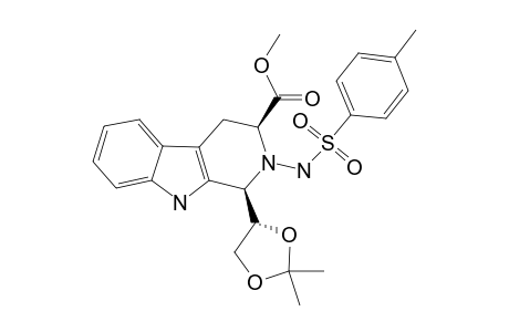 (CIS)-METHYL-(3S)-1-[(S)-2,2-DIMETHYL-1,3-DIOXOLAN-4-YL]-2-TOSYL-2,3,4,9-TETRAHYDRO-1H-PYRIDO-[3,4-B]-INDOLE-3-CARBOXYLATE