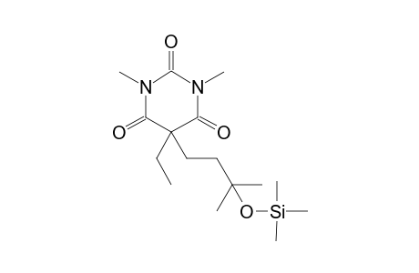 1,3-Dimethyl-5-ethyl-5-(3-trimethylsilyloxy)isopentyl)barbituric acid