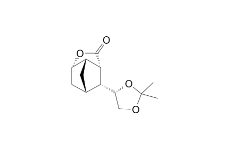 (1S,2R,3R,4R,6S)-3-[(4S)-4-(2,2-dimethyl-1,3-dioxolo)]-6-hydroxybicyclo[2.2.1]hepan-2-ylcarboxylic acid lactone