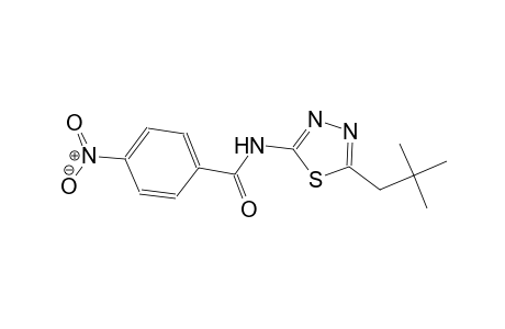 N-(5-neopentyl-1,3,4-thiadiazol-2-yl)-4-nitrobenzamide