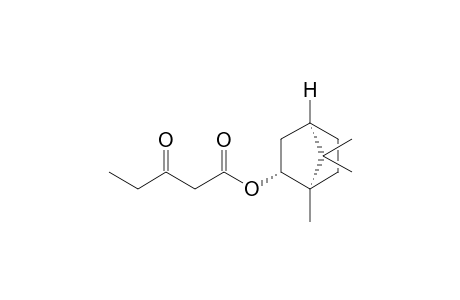 (1R,2R,4R)-1,7,7-Trimethylbicyclo[2.2.1]hept-2-yl 3-oxopentanoate