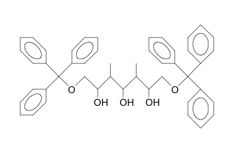 meso-1,7-Ditrityloxy-2,4,6-trihydroxy-3,5-dimethyl-heptane