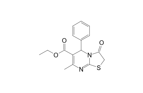 3-keto-7-methyl-5-phenyl-5H-thiazolo[3,2-a]pyrimidine-6-carboxylic acid ethyl ester